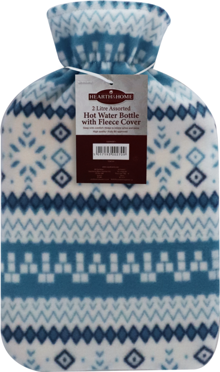 Hearth & Home Hot Water Bottle Fleece Cover 2L