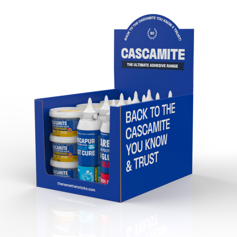 Cascamite Countertop Display Unit SUPPLIED EMPTY