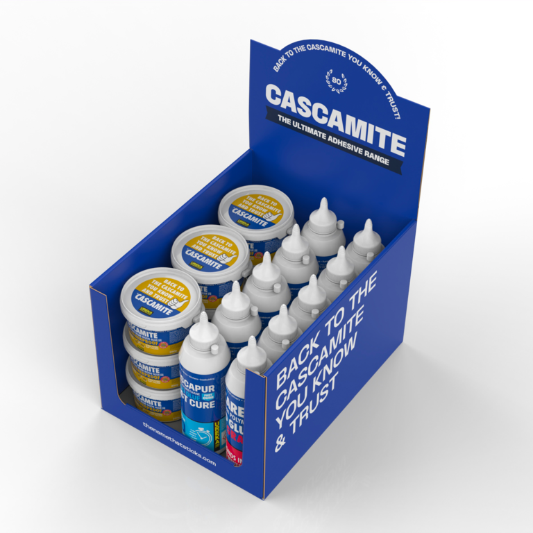 Cascamite Countertop Display Unit SUPPLIED EMPTY