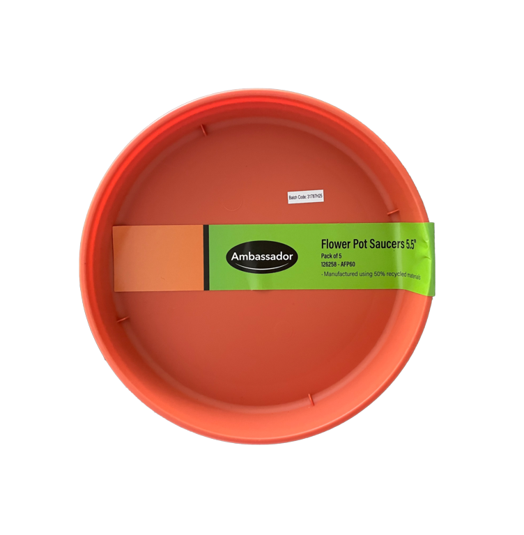 Ambassador Flower Pot Saucer 5-6" Pack 5