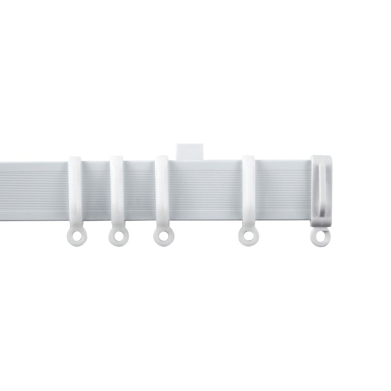 Woodside PVC Fixed Track White 300cm