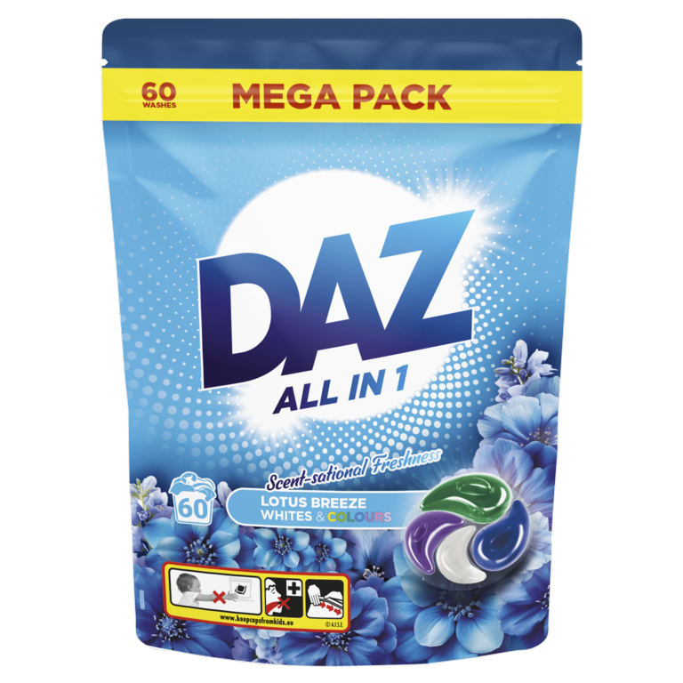 Daz Laundry Pods 60 Wash Lotus Breeze