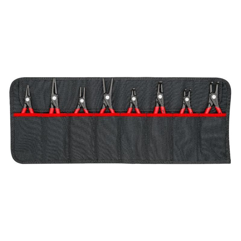 Knipex Tool Roll Circlip Plier Set, 8 Piece Knipex - RockBottom Northampton