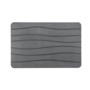 Blue Canyon Diatomite Bathroom Mat Waves 40 x 60cm Grey