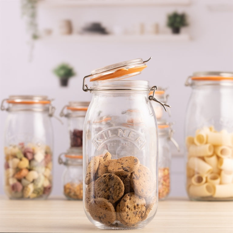 Kilner Clip Top Jar - Round 2L Box 4