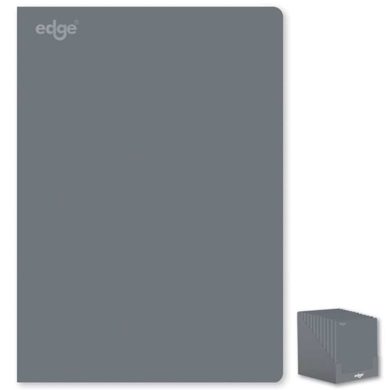 I G Design A4 Soft Cover Notebook Grey