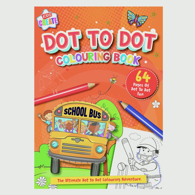 I G Design Dot To Dot Colouring Book