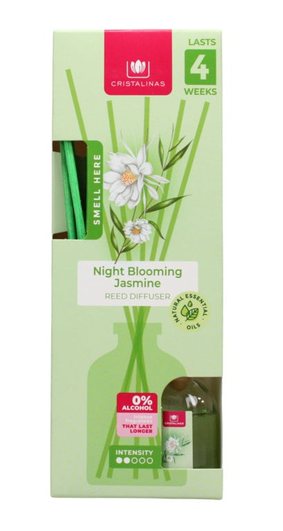 Cristalinas Reed Diffuser 25ml Night Blooming Jasmine