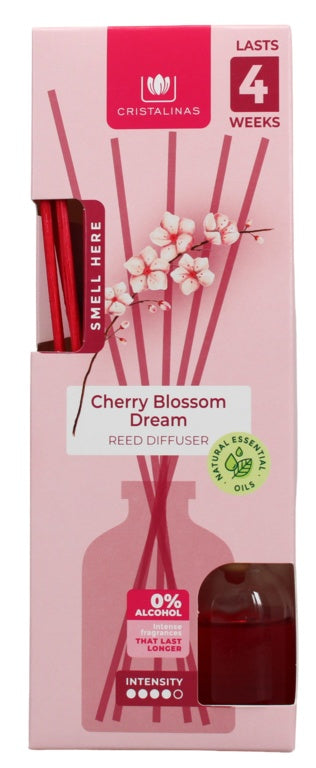 Cristalinas Reed Diffuser 25ml Cherry Blossom Dream