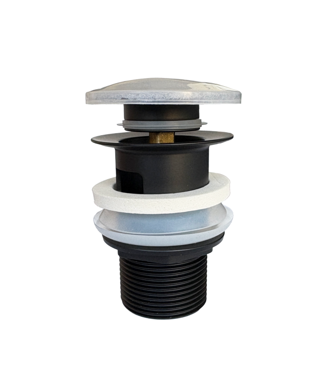 Securplumb Basin Waste Matt Black 32mm