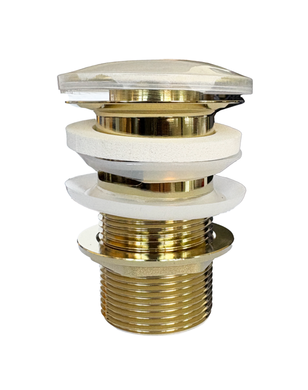 Securplumb Basin Waste Brushed Brass 78mm x 32mm