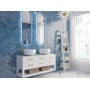 Golden Tile Vintage Ceramic Wall Tile 300 x 100 x 7mm 0.84m2 Light Blue