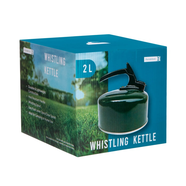 Pendeford Whistling Kettle 2L Green