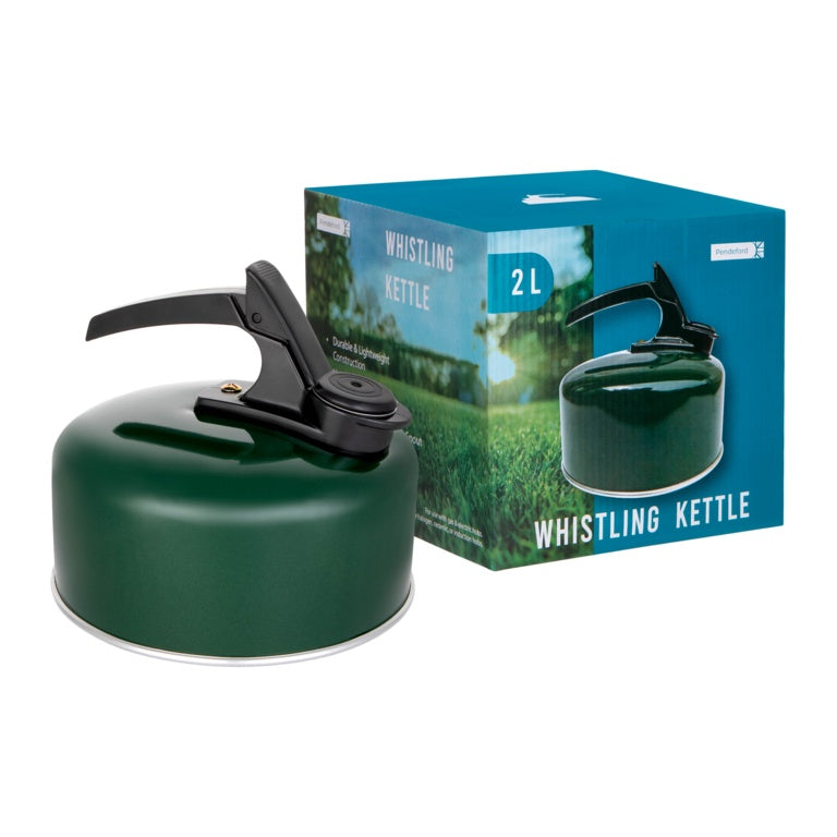 Pendeford Whistling Kettle 2L Green