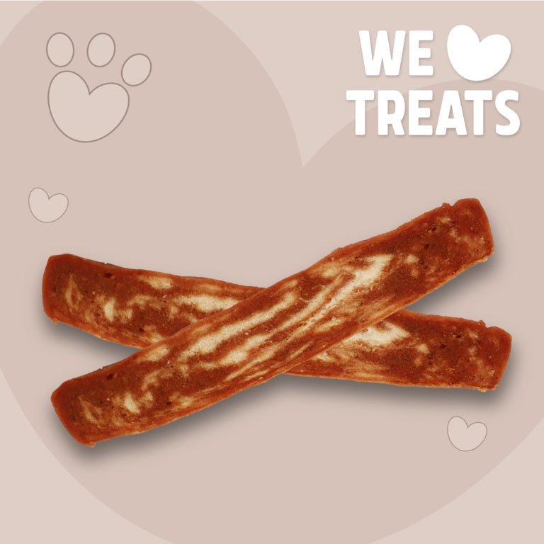 ROSEWOOD Steak Strips Beef & Pollock Dog Treats 100g