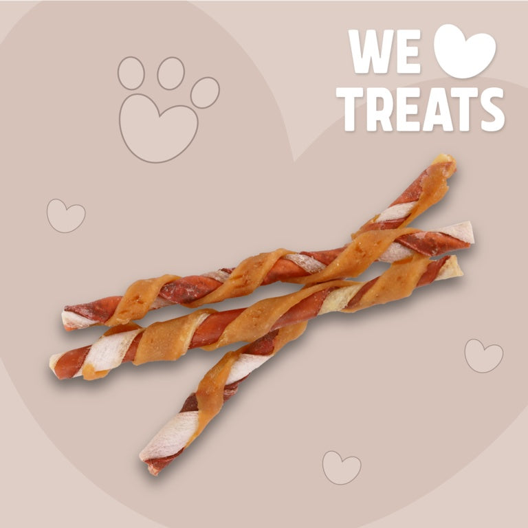 ROSEWOOD Trio Sticks With Chicken Pack 10 Medium