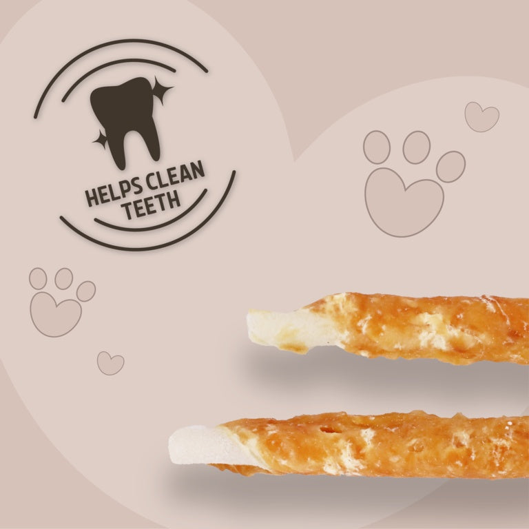 ROSEWOOD Chewy Sticks With Chicken Dog Treats 10 Piece