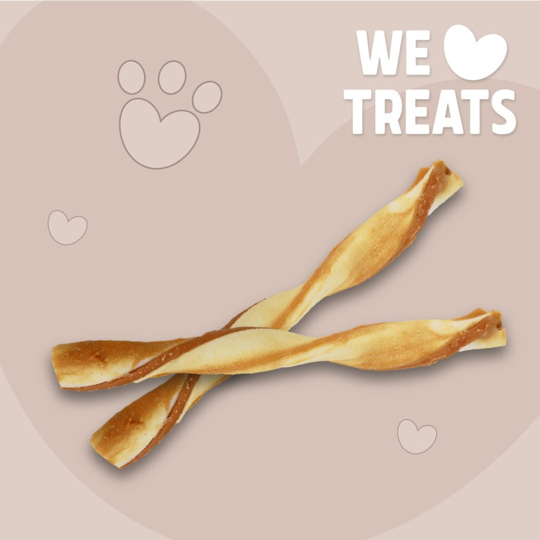ROSEWOOD Twisters With Chicken Dog Treats Large