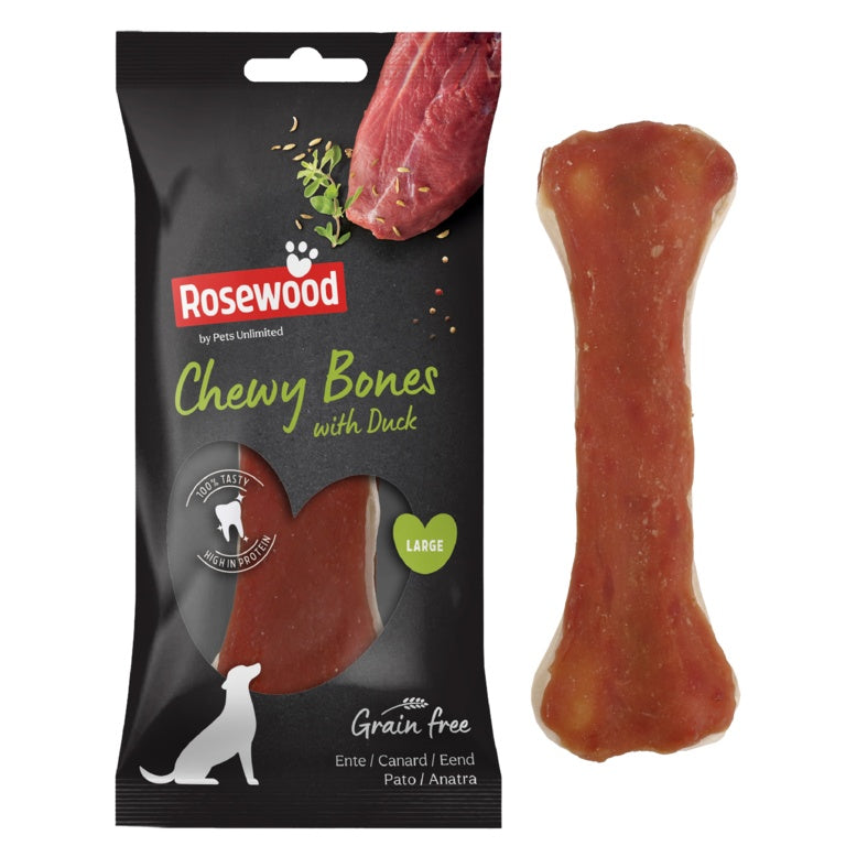 ROSEWOOD Chewy Bone With Duck Large