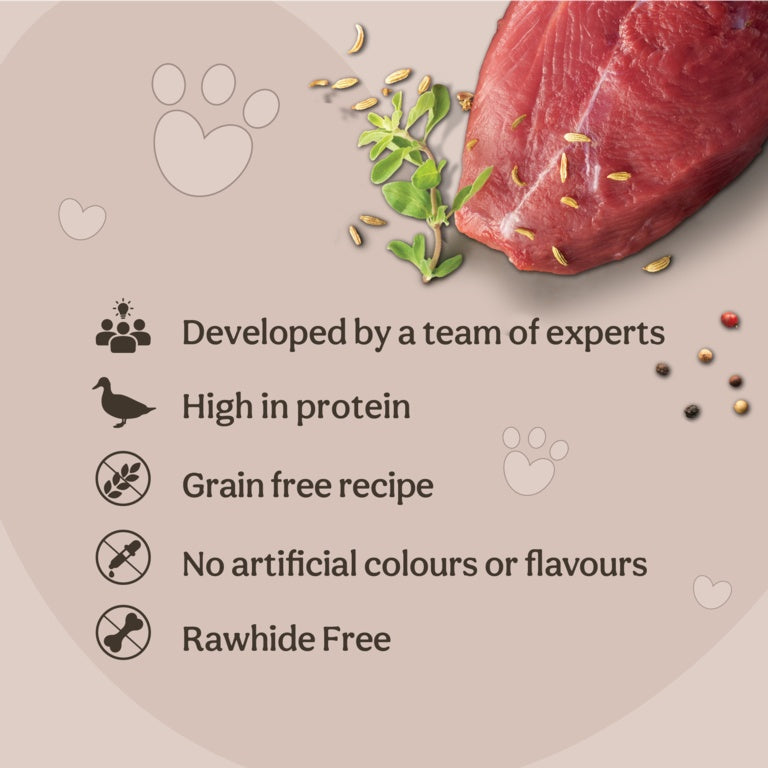ROSEWOOD Duck Wrapped Sweet Potato Sticks 80g
