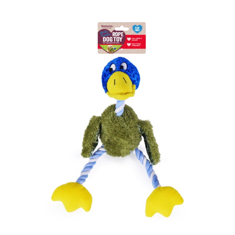 ROSEWOOD Mister Twister Delia Duck Dog Toy