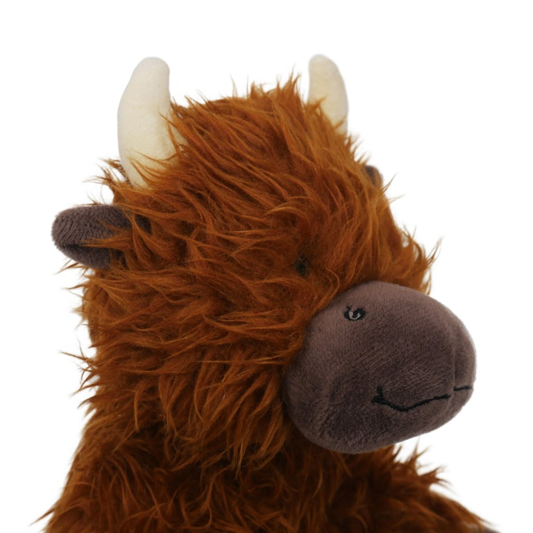 ROSEWOOD Tough Rope Core Cow Dog Toy