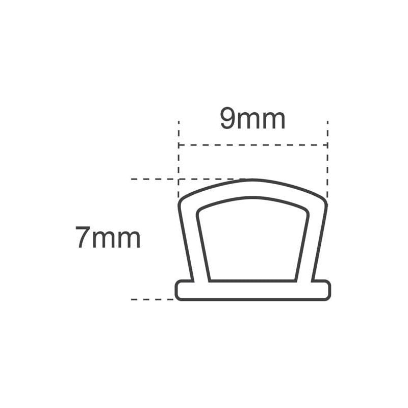 Faithfull Silicone Draught Excluder Brown 6M 9 x 7mm Faithfull - RockBottom Northampton