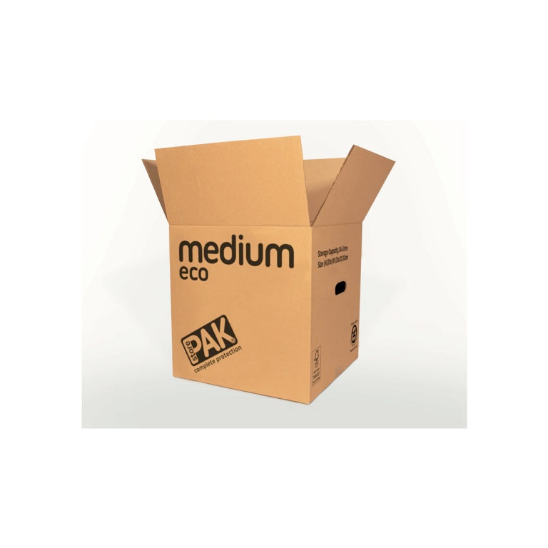 Storepak Medium Eco Cardboard Storage Box Pack 3