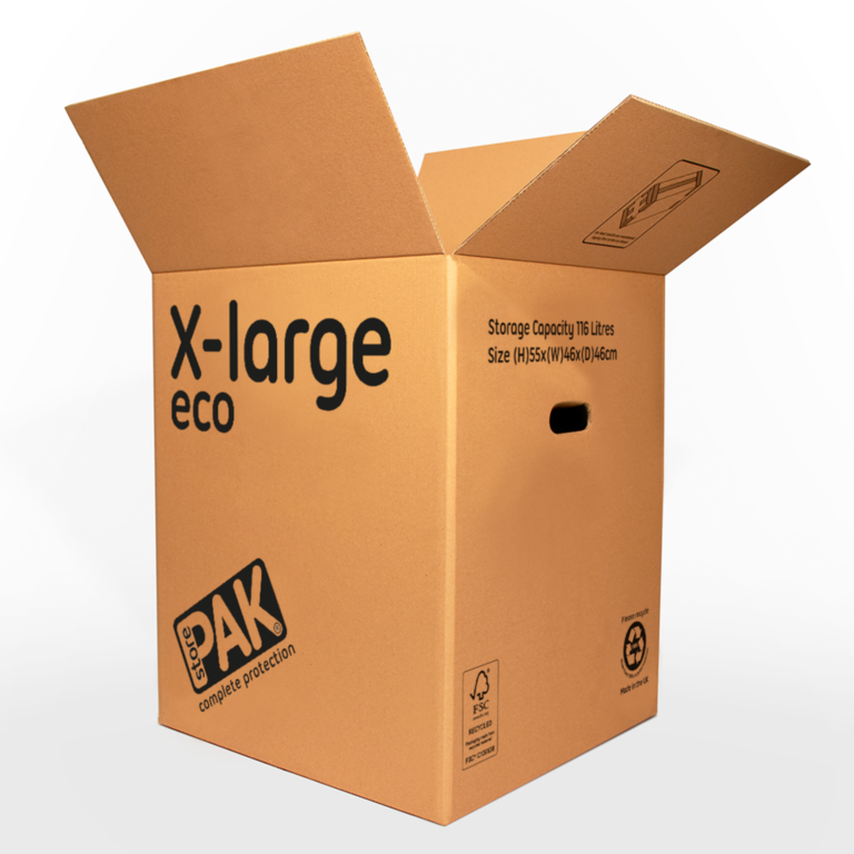 Storepak X Large Eco Cardboard Storage Box Pack 3