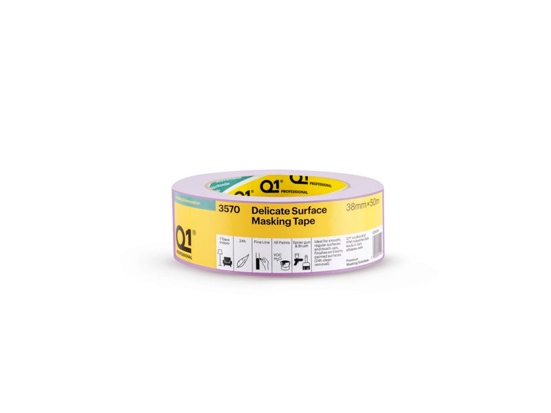 Q1 Delicate Surface Masking Tape 38mm x 50m