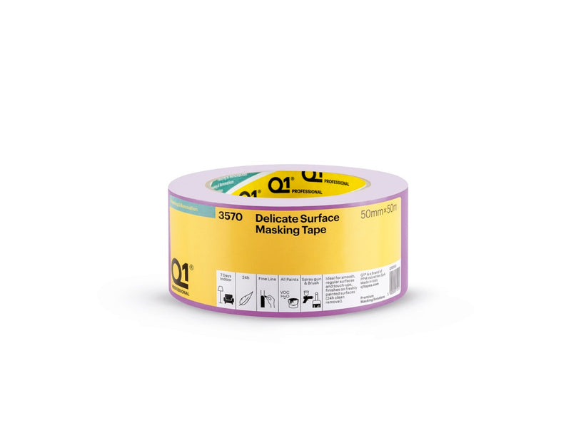 Q1 Delicate Surface Masking Tape 50mm x 50m