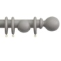 Jones Interiors Shore 35mm Wood Curtain Pole Kit Clay 150cm