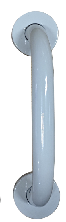 Securit Stainless Steel Grab Rail White 25 x 228