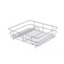 Casa & Casa Small Wire Coated Dish Rack Grey