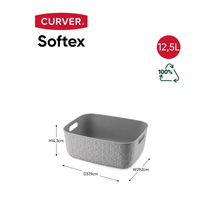Curver Softex Basket Taupe Medium 12.5L