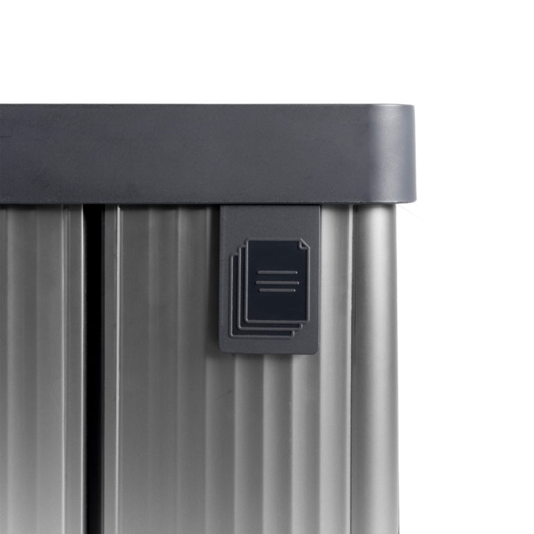 Curver Verto Recycle Bin Metallic Grey 54L