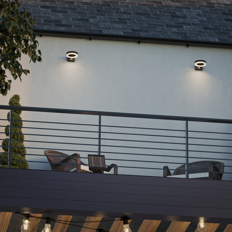 4Lite Antheia Solar Sleek Wall Light