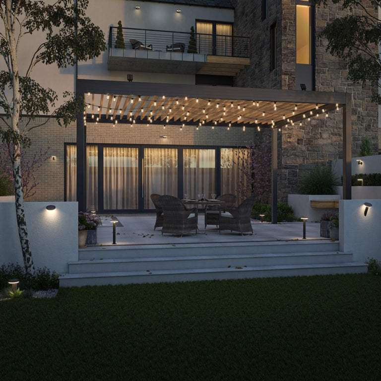 4Lite Antheia Solar Slanted Wall Light