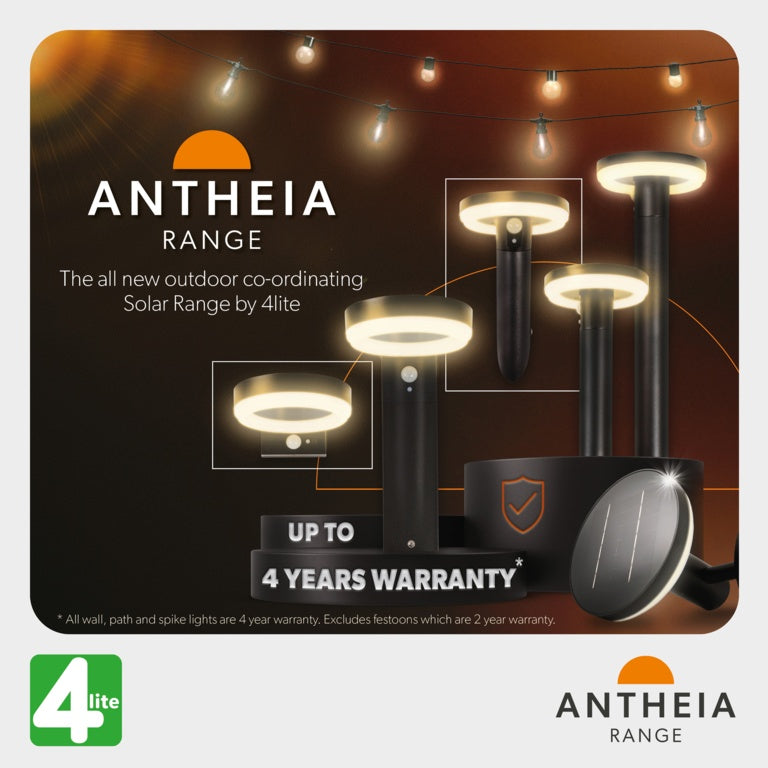 4Lite Antheia Solar Slanted Wall Light