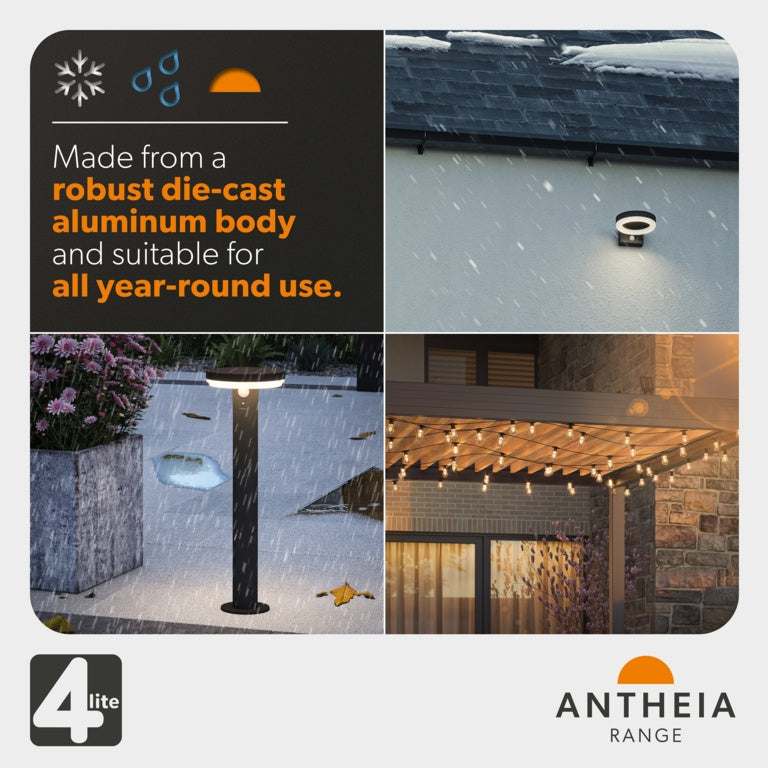 4Lite Antheia Solar Wall Light