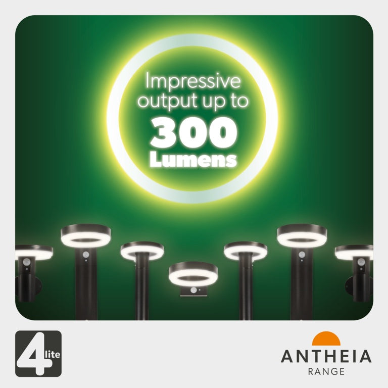 4Lite Antheia Solar Wall Light