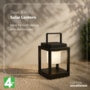 4Lite Antheia Solar Wall Lantern