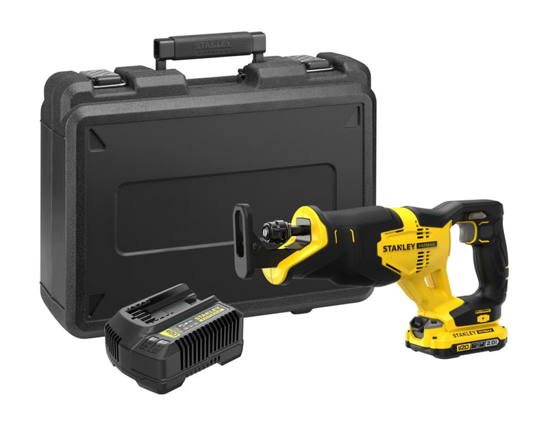 Stanley V20 Brushed Reciprocating Saw Kit 18v