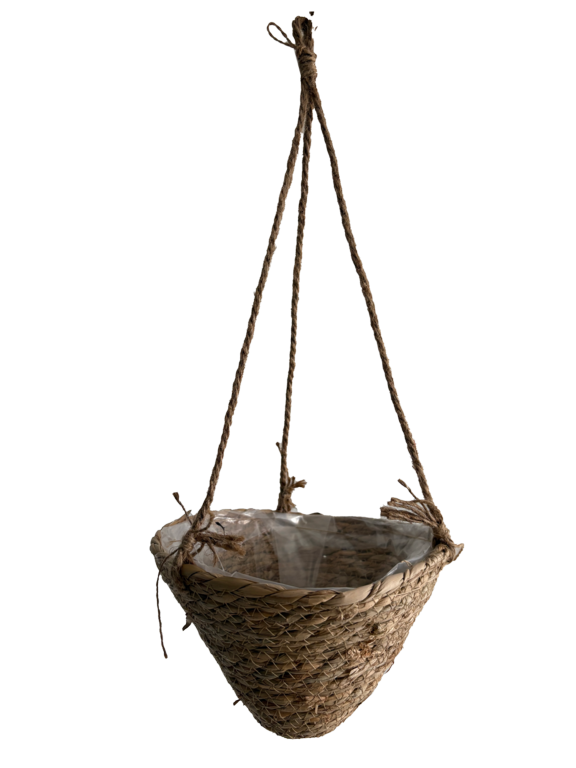 Ambassador Cone Woven Hanging Basket 8.5"