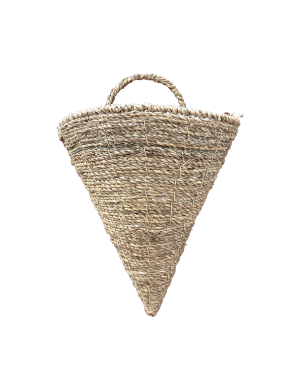 Ambassador Anbrwb Semi Conical Rope Wall Basket 10"