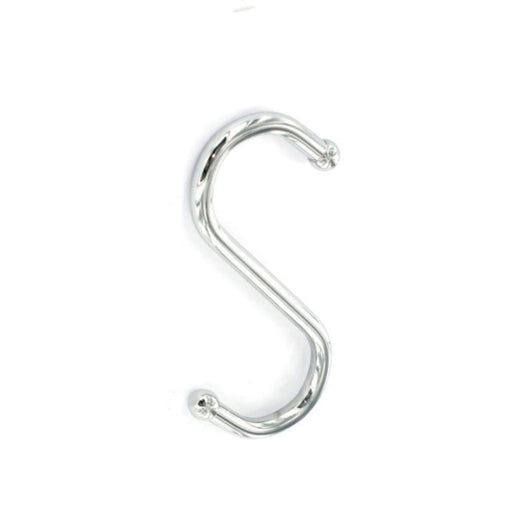 Securpak S Hook W Ball Tip Chrome Plated 80mm