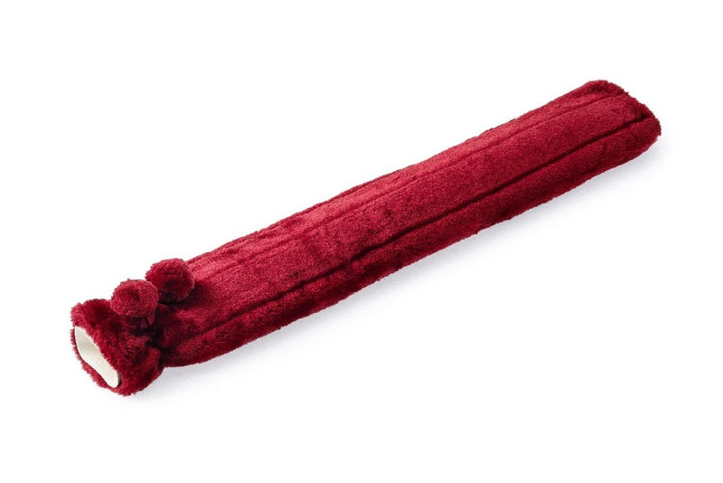 Blue Canyon Long Hot Water Bottle Mink Fur Burgundy