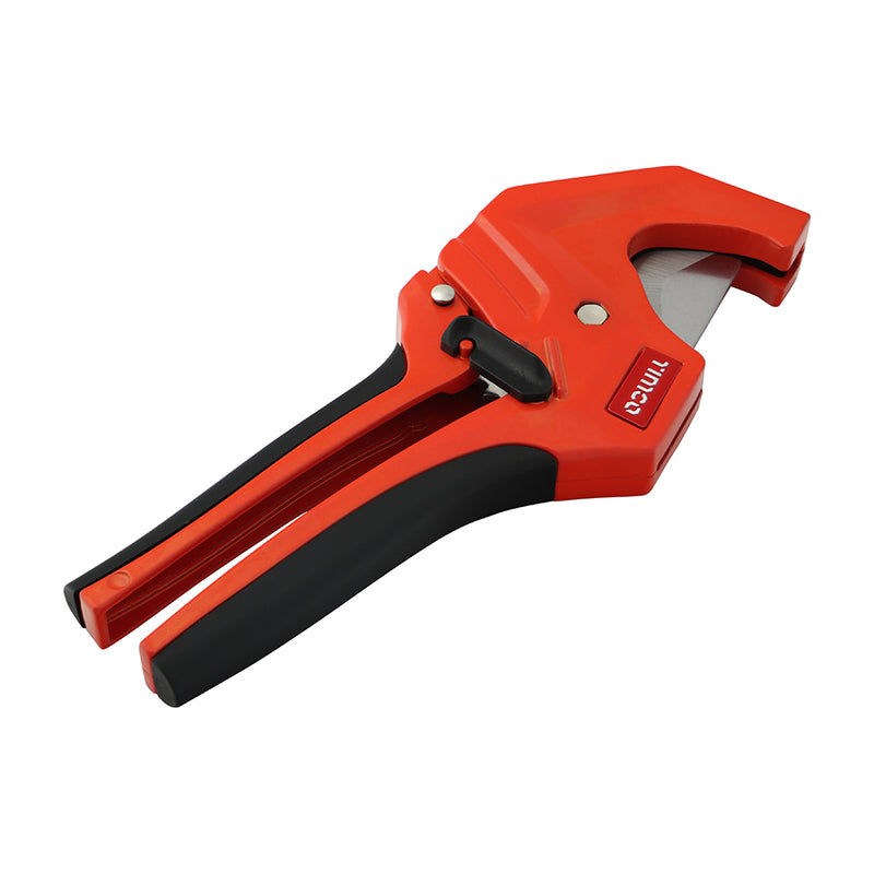 TIMCO Plastic Pipe Shears Professional Ratcheting PVC Tube Cutters