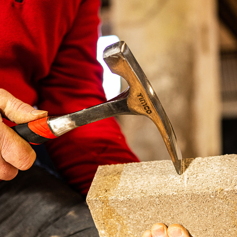 TIMCO Brick Hammer, Fibreglass Handle Brick Chipping Hammer