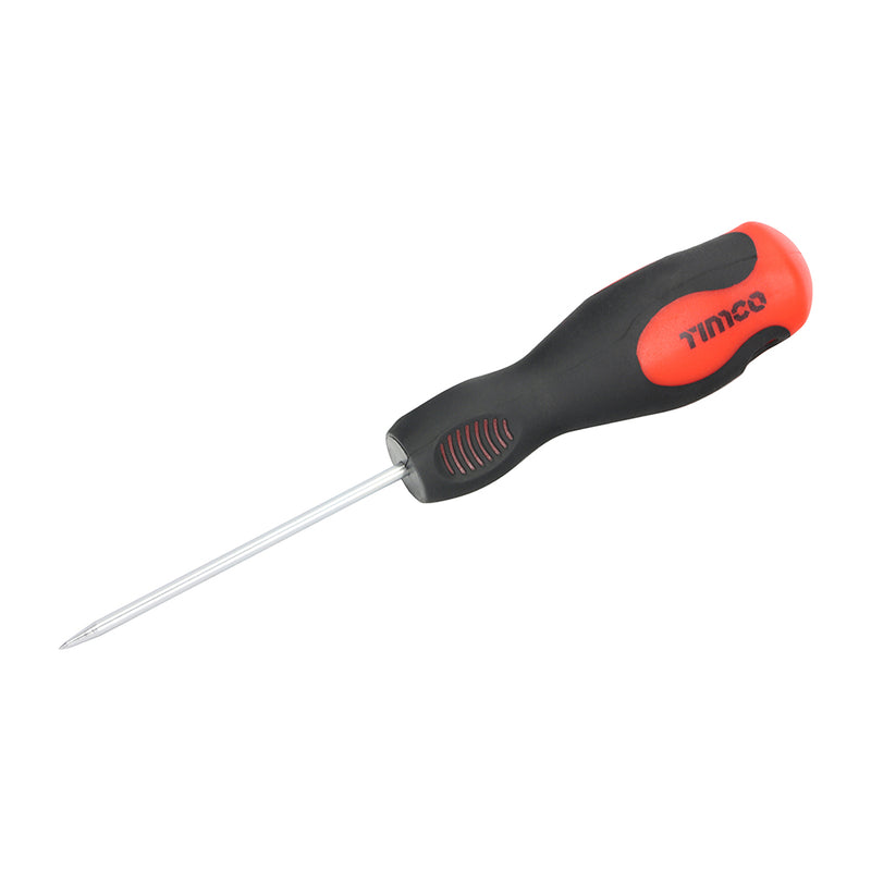 TIMCO Bradawl, Anti-Slip Grip with Sharp Marking Point